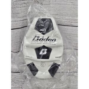 Baden Official Soccer Ball Size 5 Vintage 100% Butyl Bladder